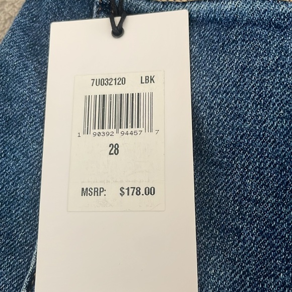 NWT 7 for All Mankind size 28 ankle skinny - Picture 3 of 5